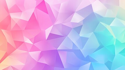 Obraz premium Abstract Pastel Triangle Geometric Background Design