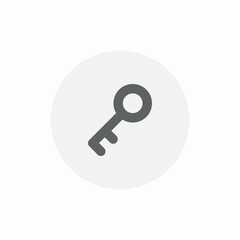 lock key icon sign vector