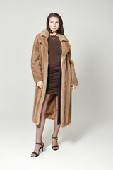 mink fur coat