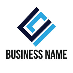 square design minimalist logo design editable vector 