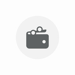 platform wallets icon sign vector