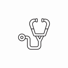 tool stethoscope icon sign vector