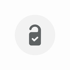 unlock successful icon sign vector