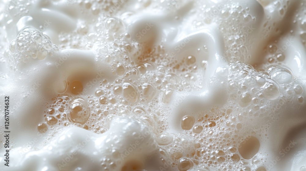 Poster foam texture isolated on transparent background