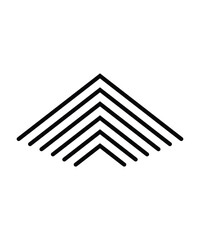 Triangel abstract line hand drawn elements. black and white abstract background