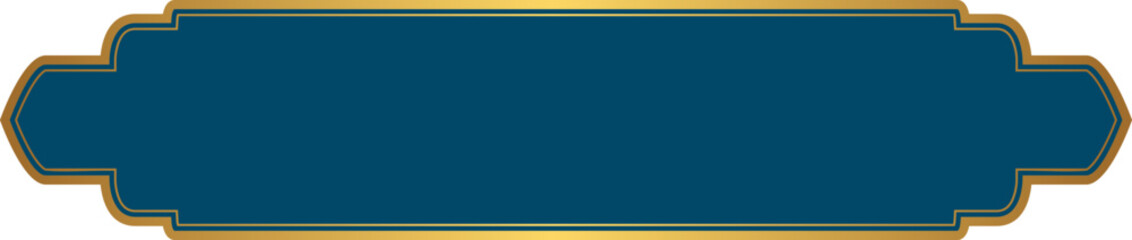 Gold Islamic Banner 