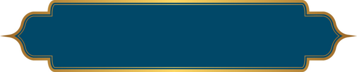 Gold Islamic Banner 
