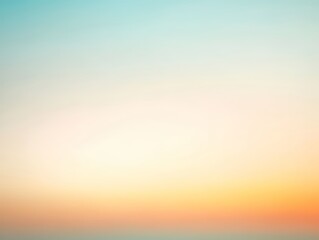 Fototapeta premium Serene Pastel Sunset Sky Soft Gradient Background