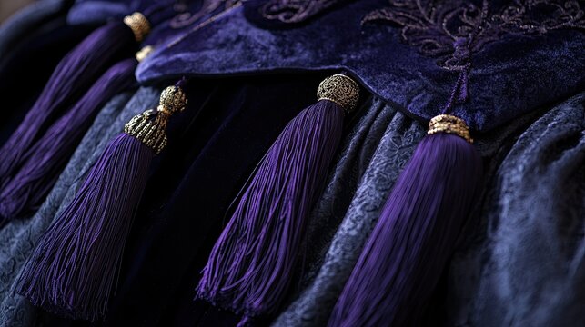 Graduation Hats Photography Featuring Close-Up Shots of Graduation Caps, Tassels, and Gowns, Ideal for Graduation Blogs, Photography Services, and Academic Campaigns