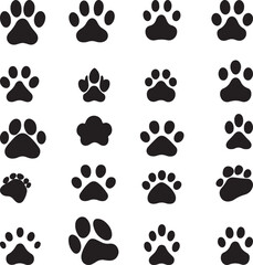 paw print icons