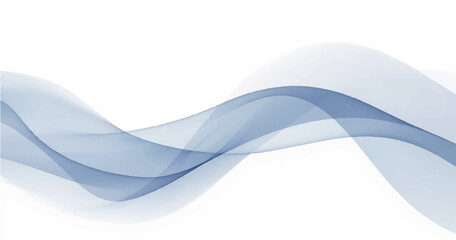 Abstract modern flowing stylish wave in white background. vector illustration