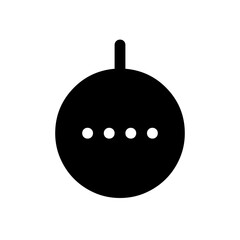 Christmas Ball Three Dots Icon
