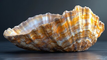 Obraz premium oyster shell isolated on transparent background