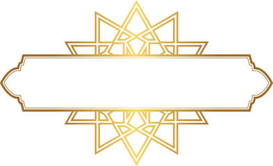 Islamic Frame with Mandala