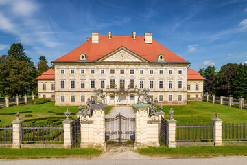 Naklejka premium Historic Dornava Mansion in Ptuj, Slovenia.