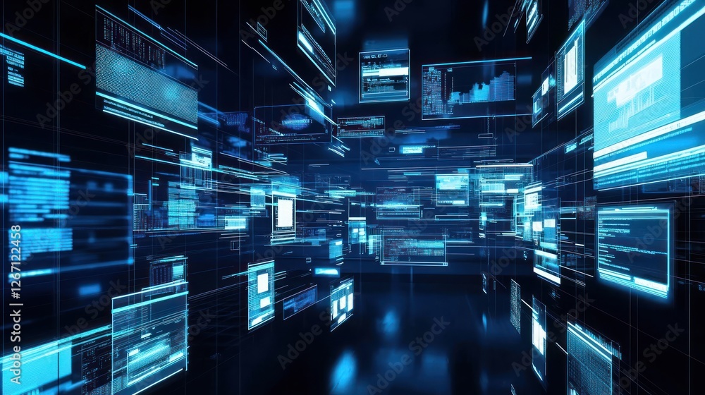 Poster exploring the future of digital data visualization