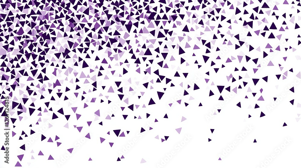 Aufkleber a dark purple vector background featuring small triangles on a white backdrop, creating an abstract 