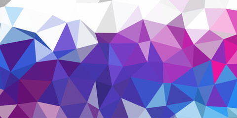 multicolored Geometric ice texture. Abstract low poly background