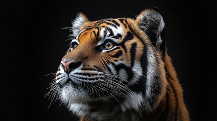 Obraz premium tiger isolated on transparent background