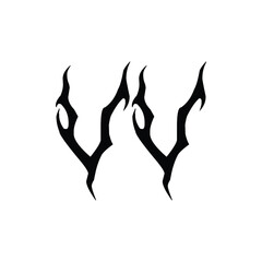 VV monogram logo design letter text name symbol monochrome logotype alphabet character simple logo