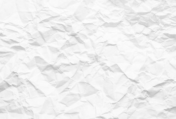 Top view of wrinkled paper