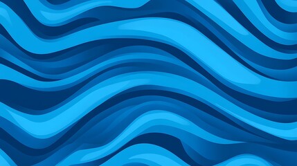 Abstract Blue Wave Pattern Background Design