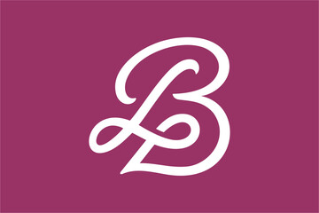 BL Letter Logo Design
