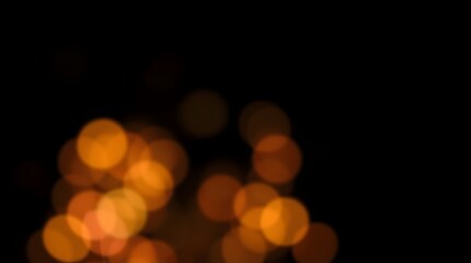 Obraz premium A professional photograph featuring an abstract illustration representing mental well-being, blurred bokeh effect against an intense jet black background.