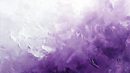Fototapeta premium Abstract painting showing a gradient from white to purple
