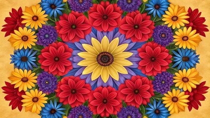 Floral Kaleidoscope