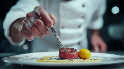 Chef's Precision: A Culinary Masterpiece