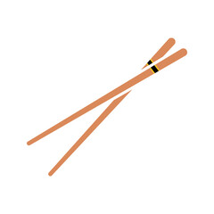 Chinese chopsticks icon eps 10