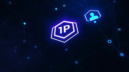 Fototapeta premium IP, Internet protocol, Network Topology Infographic with IP Addresses – Connected Users and IP-Based Communication, networking, network diagram, network infrastructure, IP-based communication