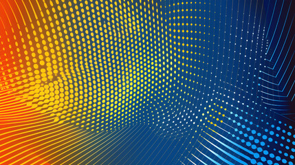 Obraz premium Abstract design featuring vibrant gradients and dotted patterns for digital backgrounds.