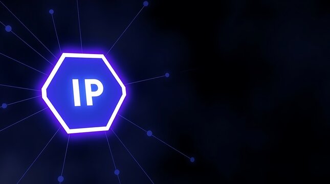 IP, Internet protocol, Network Topology Infographic with IP Addresses &ndash; Connected Users and IP-Based Communication, networking, network diagram, network infrastructure, IP-based communication