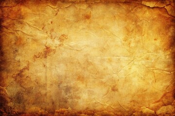 Aged Textured Paper Background: Warm Vintage Aesthetic, Weathered Distress Texture