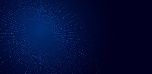 Digital innovation technology blue background