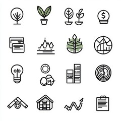 Icons graphic designer isolated with white background, editable stroke vector set of icons for web design