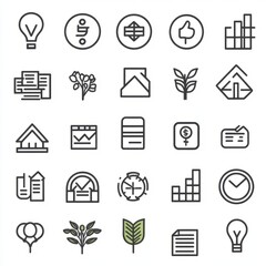 Fototapeta premium Icons graphic designer isolated with white background, editable stroke vector set of icons for web design