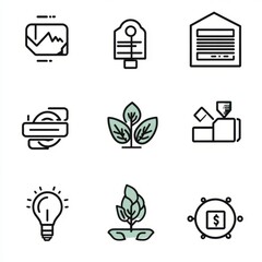 Icons graphic designer isolated with white background, editable stroke vector set of icons for web design