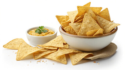 nachos and guacamole