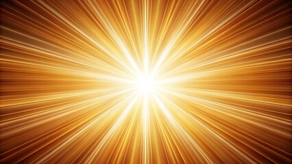 Fototapeta premium Golden Radiance Burst