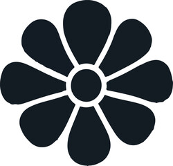 Obraz premium Flower vector silhouettes