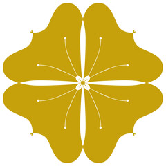 Stylized Yellow Flower Illustration