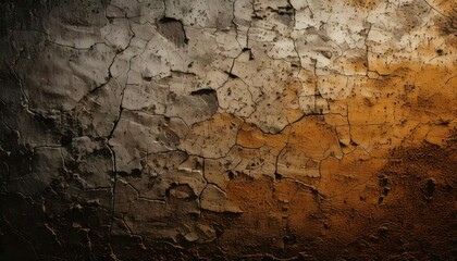 Obraz premium A highly textured grunge surface with visible grains of dirt, scratches, background