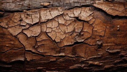 Fototapeta premium A macro view of a grunge texture with fine cracks, detailed scratches, and uneven surface background