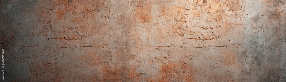 Poster rusty metal surface with eroded texture and interesting color variation for industrial or artistic u