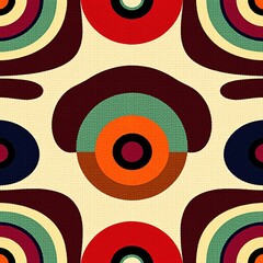 Fototapeta premium Abstract Rug Design Canvas for Modern Home Decor