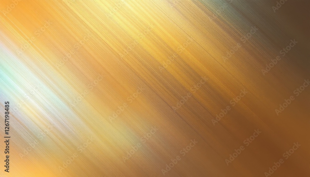 Poster golden diagonal abstract light streaks with soft gradient texture