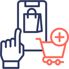 Obraz premium Online Shopping Icon